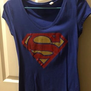 Superman logo tee S
